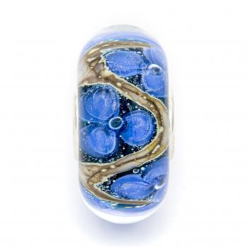 Forget-me-not Monet - Elfbeads Glass